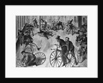 Scene In A Velocipede Riding School by Anonymous