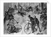 Scene In A Velocipede Riding School by Anonymous