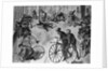 Scene In A Velocipede Riding School by Anonymous