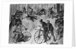 Scene In A Velocipede Riding School by Anonymous