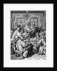 Martin Luther With Colleagues; Engraving by Anonymous