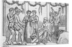 Rehearsal Of A Greek Comedy; Etching by Anonymous