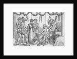 Rehearsal Of A Greek Comedy; Etching by Anonymous