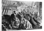 Women And Children Waving Goodbye by Anonymous