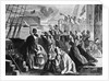 Women And Children Waving Goodbye by Anonymous