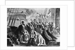 Women And Children Waving Goodbye by Anonymous