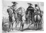 Santa Anna And His Adjutant Arista by Anonymous