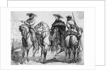 Santa Anna And His Adjutant Arista by Anonymous