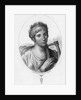 Engraved Portrait of Sappho, Greek Lyric Poet by Anonymous