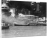 Pearl Harbor Aflame by Anonymous