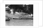 Pearl Harbor Aflame by Anonymous