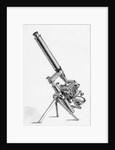 Folding Microscope; Engraving by Anonymous