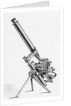 Folding Microscope; Engraving by Anonymous