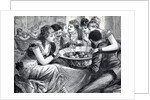 Engraving Of People Drinking Punch;Straw by Anonymous