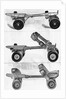 Three Different Kinds of Roller Skates by Anonymous
