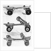 Three Different Kinds of Roller Skates by Anonymous
