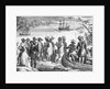 Henry Hudson Descending the Hudson River Illustration by Anonymous