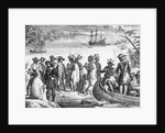Henry Hudson Descending the Hudson River Illustration by Anonymous