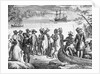 Henry Hudson Descending the Hudson River Illustration by Anonymous
