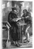 Print of William Caxton at His Printing Press by Anonymous