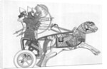 Assyrian Warriors In Chariot; Bow/Arrow by Anonymous
