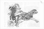 Assyrian Warriors In Chariot; Bow/Arrow by Anonymous