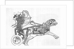 Assyrian Warriors In Chariot; Bow/Arrow by Anonymous