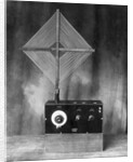 Early Radio with Antenna by Anonymous