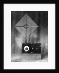 Early Radio with Antenna by Anonymous