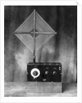 Early Radio with Antenna by Anonymous