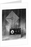 Early Radio with Antenna by Anonymous