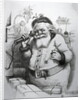 Santa Claus Talking On A Telephone by Thomas Nast