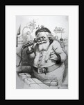 Santa Claus Talking On A Telephone by Thomas Nast
