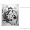 Santa Claus Talking On A Telephone by Thomas Nast