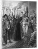 Engraving of the Execution of the Inca of Peru by Anonymous