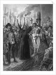 Engraving of the Execution of the Inca of Peru by Anonymous