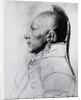 Profile Drawing Of Chief Of The Osages by Anonymous