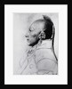 Profile Drawing Of Chief Of The Osages by Anonymous