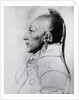 Profile Drawing Of Chief Of The Osages by Anonymous