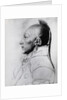 Profile Drawing Of Chief Of The Osages by Anonymous