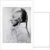 Profile Drawing Of Chief Of The Osages by Anonymous