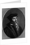 John Calvin In Undated Engraving by Anonymous
