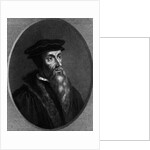 John Calvin In Undated Engraving by Anonymous