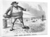 Cartoon Of Dover Calais Telegraph Line by Anonymous