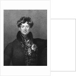 George Iv, King Of England; Engraving by Anonymous
