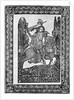 St. George Slaying Dragon; Dotted Print by Anonymous
