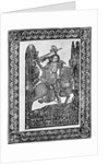 St. George Slaying Dragon; Dotted Print by Anonymous