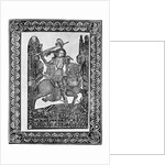 St. George Slaying Dragon; Dotted Print by Anonymous