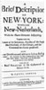 Title Page For Brief Description Of Ny by Anonymous