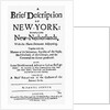 Title Page For Brief Description Of Ny by Anonymous
